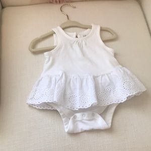 Baby gap girls onesie three to six months